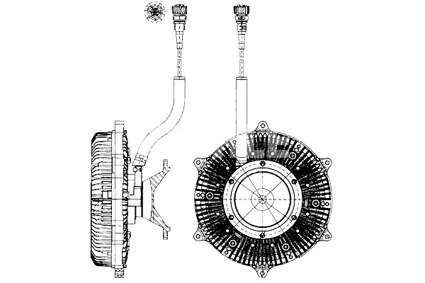фото №2, Сцепление вентилятора радиатор mercedes actros mp4 mp5 antos arocs