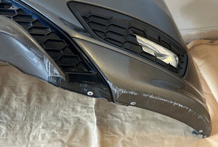 фото №13, Ford focus mk3 рестайлінг st-line 2014-2018 бампер перед магнітний gray