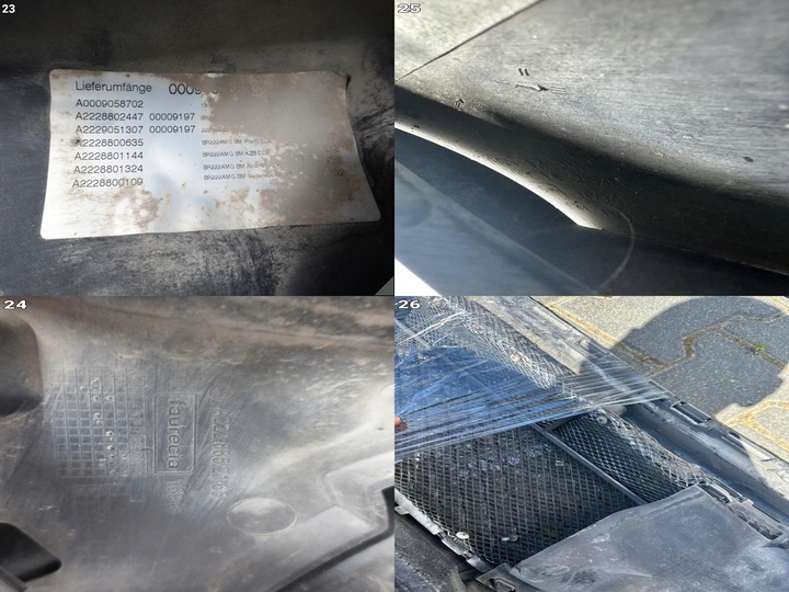 фото №12, Mercedes s-klasa s63 63 s65 65 w222 amg 13-17 бампер перед комплектний 6xpdc