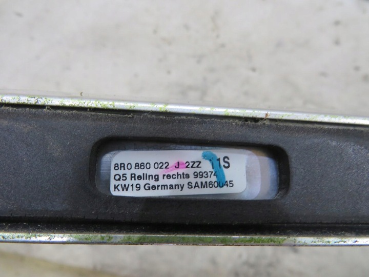 фото №9, Рейлинги крышные audi q5 8r 8r0860021