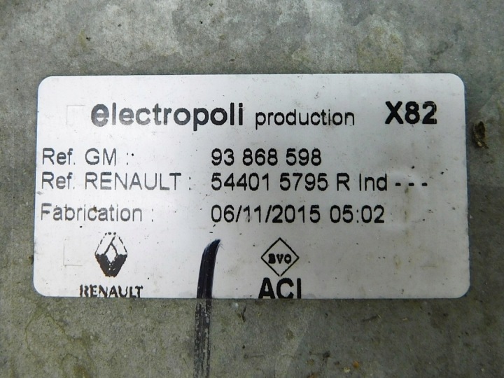 фото №10, Підрамник балка перед 544015795r 93868598 - opel vivaro b trafic iii