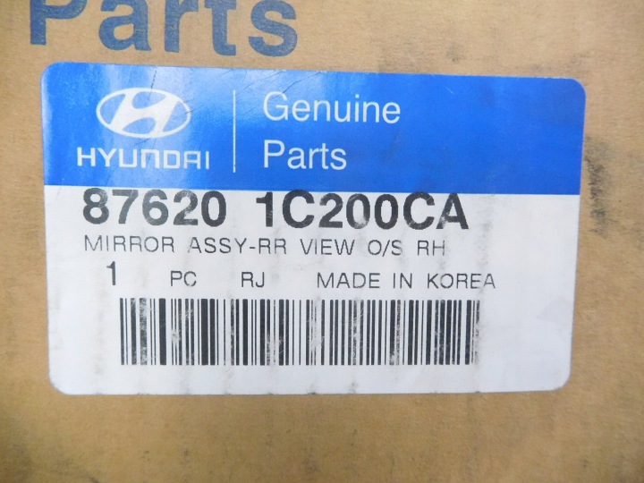 фото №9, Зеркало правое hyundai getz tb 02-09 - oem номер 876201c200ca
