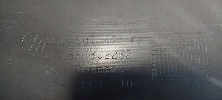 фото №9, Vw golf 7 vii 5g6 рестайлинг gti tcr бампер задний спойлер зад