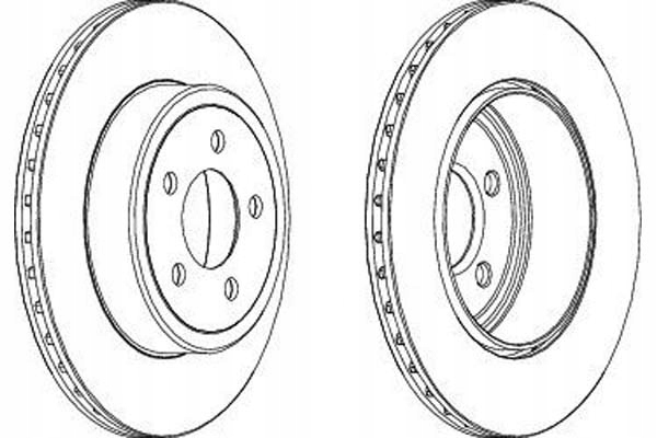 фото №1, Диски гальмівні 2szt. chrysler 300 c 300c lancia