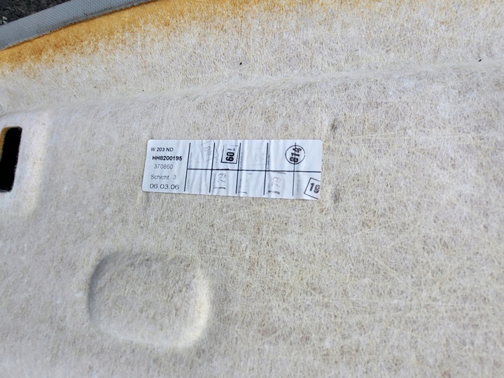 фото №9, Потолок жгут установка mercedes c-kl w203 sedan серый оригинальный номер eu