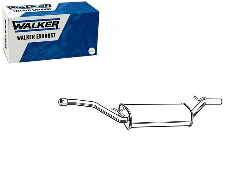 фото №14, Walker глушитель системы выпускного зад volvo c30 s40 ii v50 ford c-max