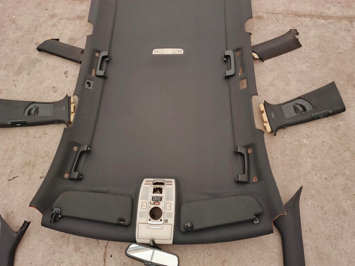 фото №10, Потолок потолок салон чёрные s-line audi a6 c6 универсал европа