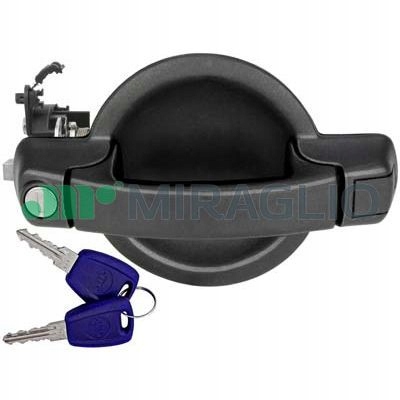 фото №2, Miraglio ручка дверь fiat doblo 00-09 зад наружная bez вкладыши 80