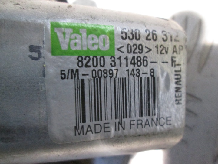 фото №4, Двигунчик задньої двірники clio iii hb 05- 8200311486f