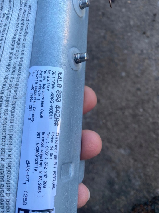 фото №8, Audi q7 4l подушка подушки подушка безопасности сиденья комплект