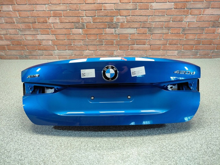 фото №16, Bmw 4 i4 g26 крышка багажника зад задняя камера цвет portimao синий c31