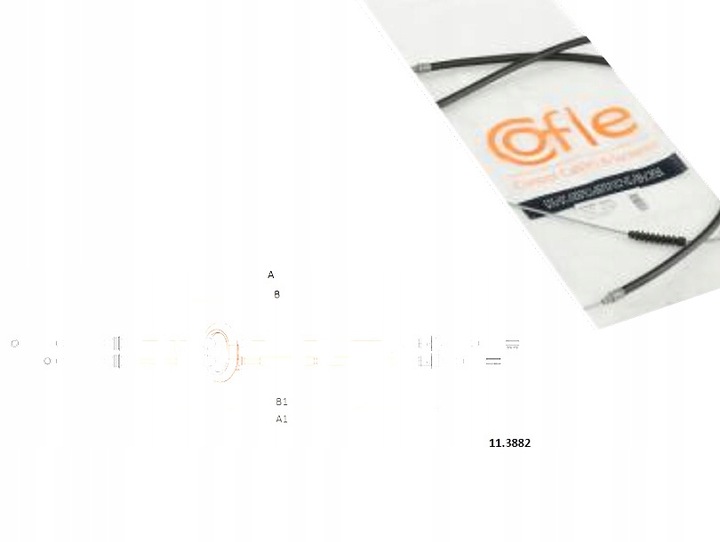 фото №1, Трос тяга изменения коробки передач трос 11.3882 citroen c4 peugeot 307 08-