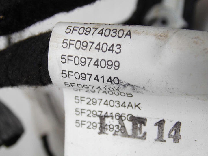 фото №12, Жгут установка камеры двигателя корпус seat leon iii 5f 1.6tdi clh 2013r.