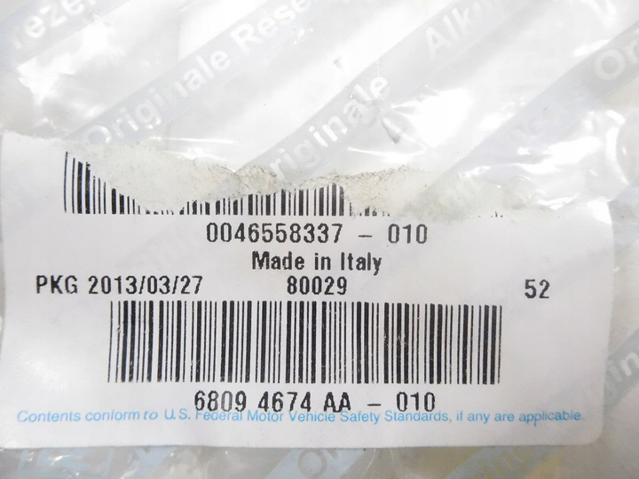 фото №8, Клипса крепление планки дверь левый зад fiat panda оригинальный номер 46558337