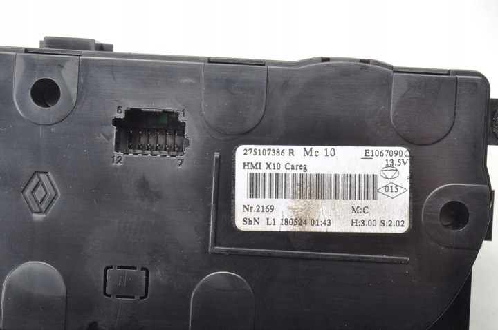 фото №7, Renault zoe панель кондиціонера 275107386r