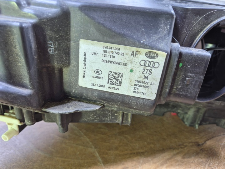 фото №9, Audi a3 8v фара передняя передняя правая ксенон 8v0941006