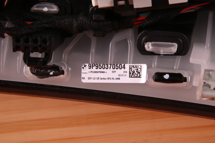 фото №10, Bmw g20 g21 lci планки декоративний dekor панелі консолі карбон rhd англієць