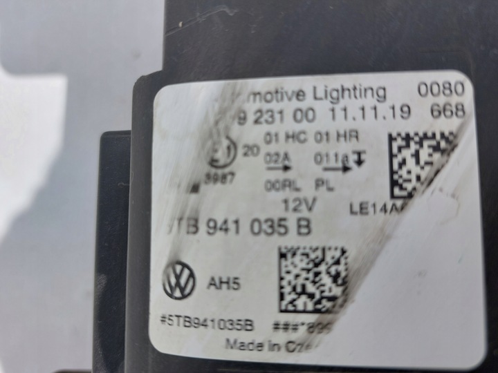 фото №15, Лампа левый перед led vw touran ii 5tb eu