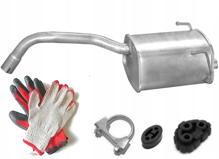 фото №5, Глушник fiat panda 2 1.1 1.2 8v od 2003-2013 40-44-51kw глушник кінцевий