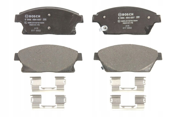 фото №14, Bosch 986 494 657 комплект тормозные колодки тормозных, тормоза дисковые