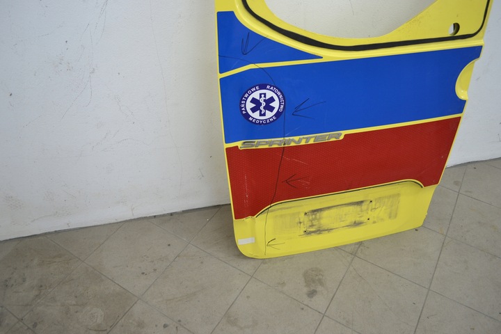 фото №4, Дверь левый зад левая задние sprinter w907 w910 wysok