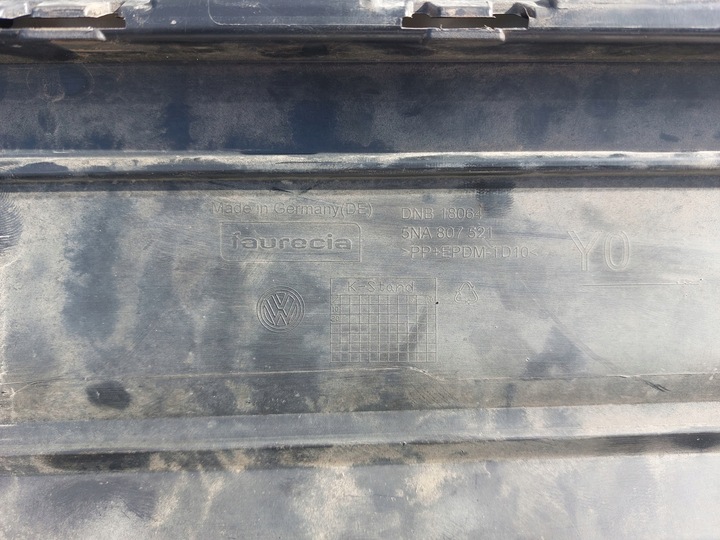 фото №13, Спойлер диффузор накладка бампера заднего 5na807521 4xpdc vw tiguan ii eu