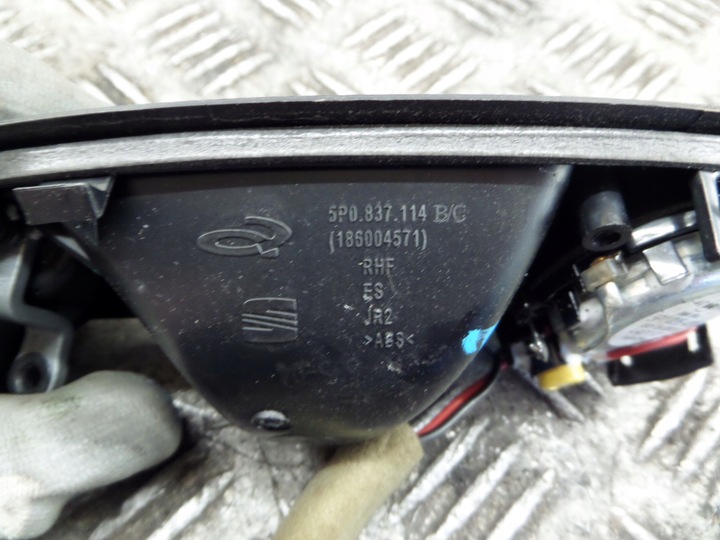 фото №3, Ручка внутрішня двері праві перед 5p0837114 b/c seat leon ii altea