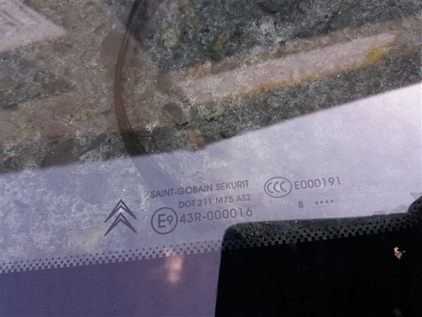 фото №2, Стекло левая передняя левый перед citroen c4 picasso i