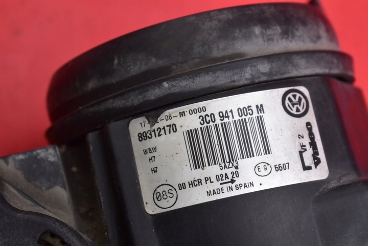фото №8, Фара левый лампа перед линза eu 3c0941005m vw passat b6 05-10