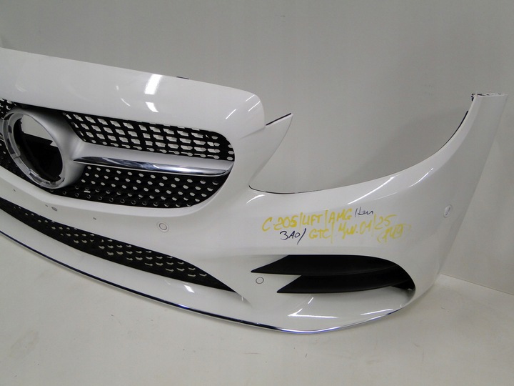 фото №11, Mercedes бампер переднє amg na датчики pts камера c клас w205 205 рестайлінг