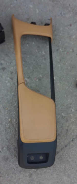 фото №12, Volvo s90 ii підлокітник тунель планка рамка шкіра жовтий стан bdb