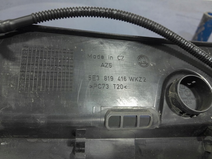 фото №7, Skoda octavia iv панель под лобовым стеклом eu комплект 5e3819415