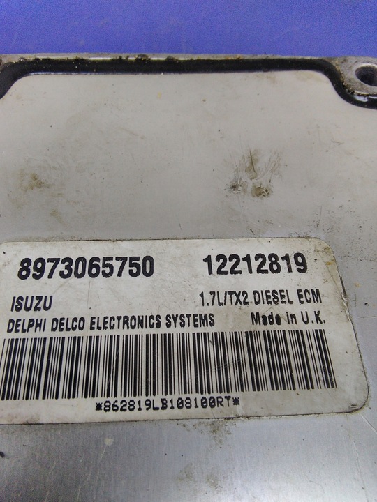 фото №5, Opel astra g ii 1.7d блок управления двигателя 8973065750