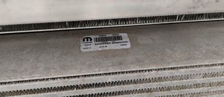 фото №8, Pas переднее радиатор jeep compass ii 19r 2.0 crd mtj механическая коробка передач комплект