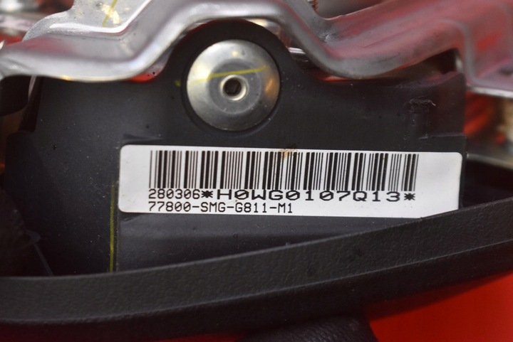 фото №10, Подушка безпеки повітряна подушка водія 77800-smg-g811-m honda civic 8 viii