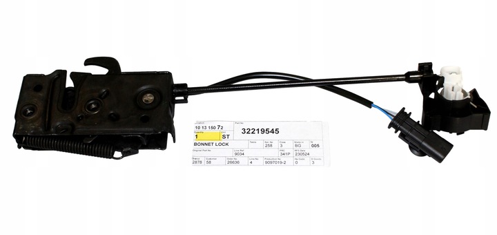 фото №11, Левый замок капота volvo оригинальный номер 32219545