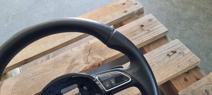 фото №7, A4 b8 рестайлінг кермо шкіра шкіряний пелюстки зрізана sline 8k0419091cp a5 8t