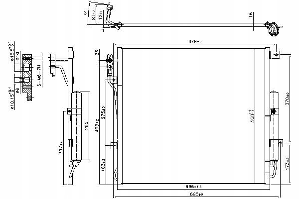 фото №2, Nis940407 радіаторів кондиціонера з осушувач la