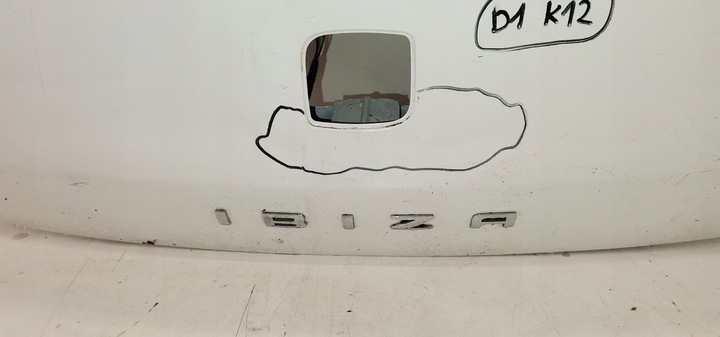 фото №3, Seat ibiza 6j 4 iv 2008-2017 кришка задня зад багажника скло