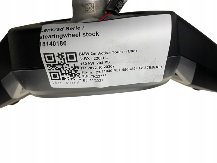 фото №9, Кермо шкіра мультифункція kpl bmw 2 u06 x1 u11 оригінал нова