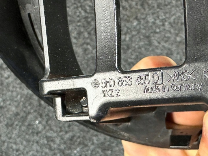 фото №7, Vw golf viii 8 5h0 решітка радіатора решітка радіатор 5h0853655d