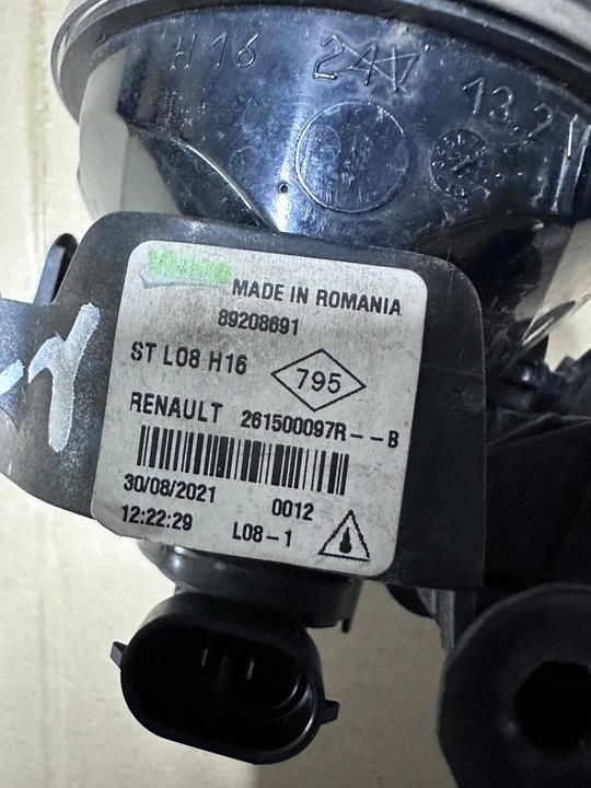 фото №4, Галоген clio iv scenic iv megane iv 261500097r