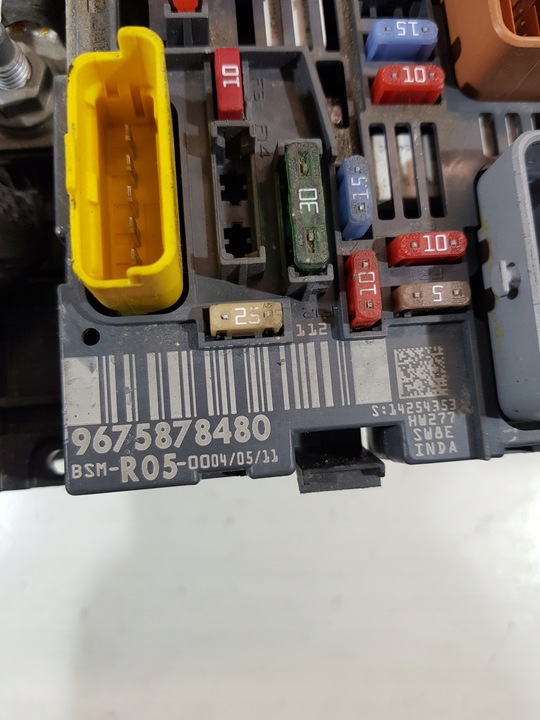 фото №10, Модуль bsm 9675878480 peugeot partner ii berlingo 1.6hdi