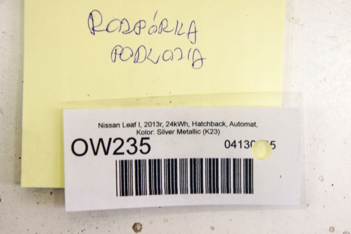 фото №5, Ow235 nissan leaf i ze0 24kwh розпірка шасі