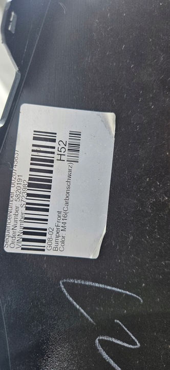 фото №14, Бампер bmw ix3 g08 рестайлінг lci 21-23 bev перед перед переднє м-пакет