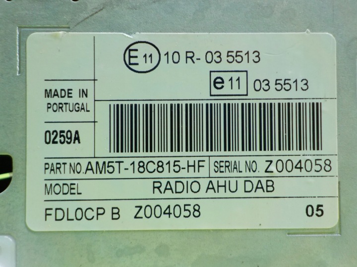 фото №6, Ford grand c-max mk2 ii 11r магнитола cd магнитола am5t-18c815-hf