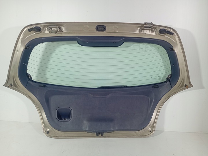 фото №11, Almera n16 рестайлинг 00-06 крышка задняя зад багажника код краски ey2