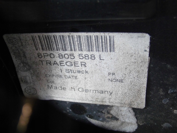 фото №11, Pas переднє балка 8p0805594c audi a3 8p рестайлінг 2008-2012r. оригінал справний