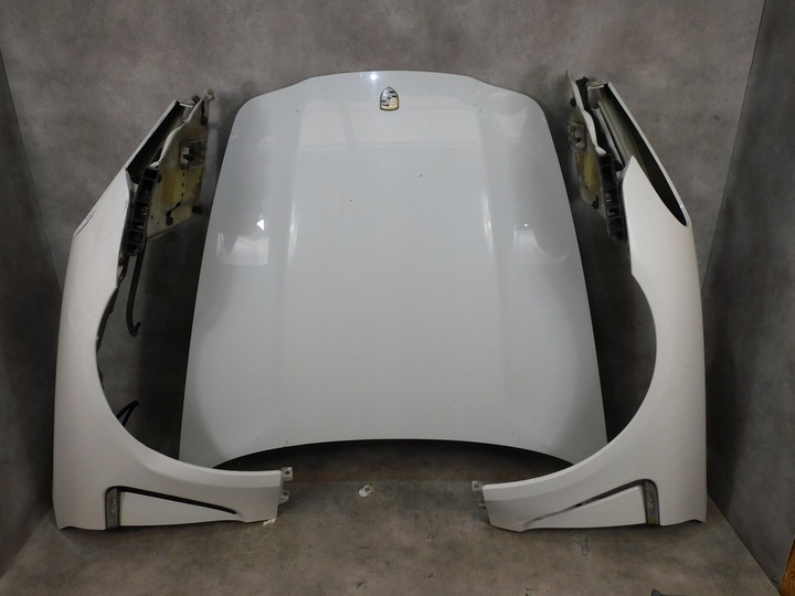 фото №10, Porsche panamera 970 комплектный перед капот лампы бампер pas белый