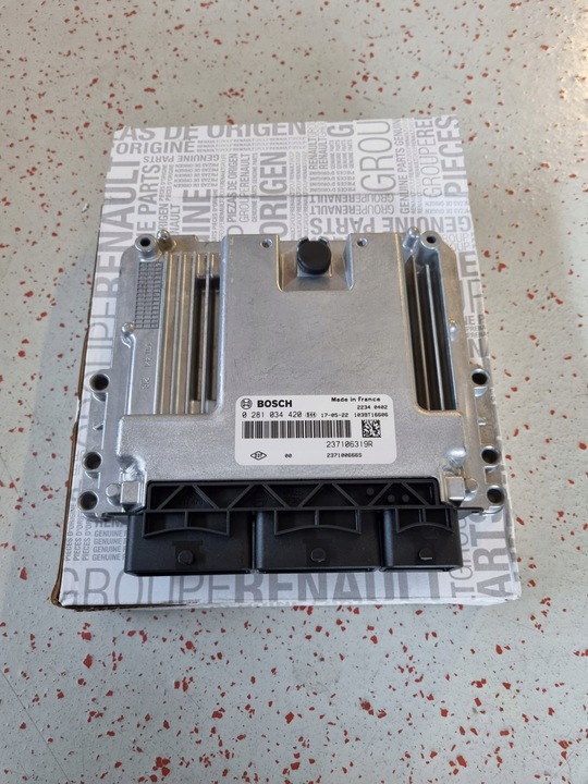 фото №1, Ecu renault 0281034420 237106319r новий